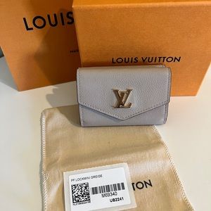 Louis Vuitton trifold lockmini wallet graige